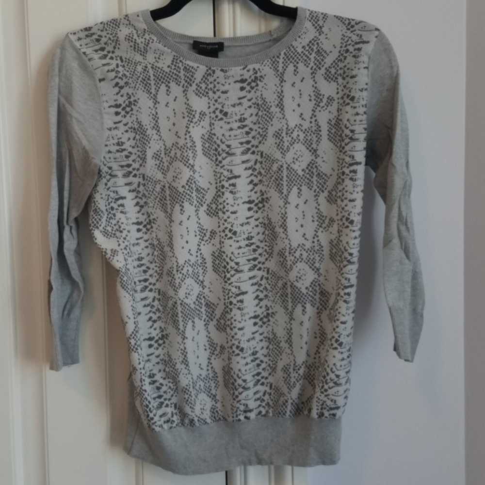 Snakeskin Printed Sweater